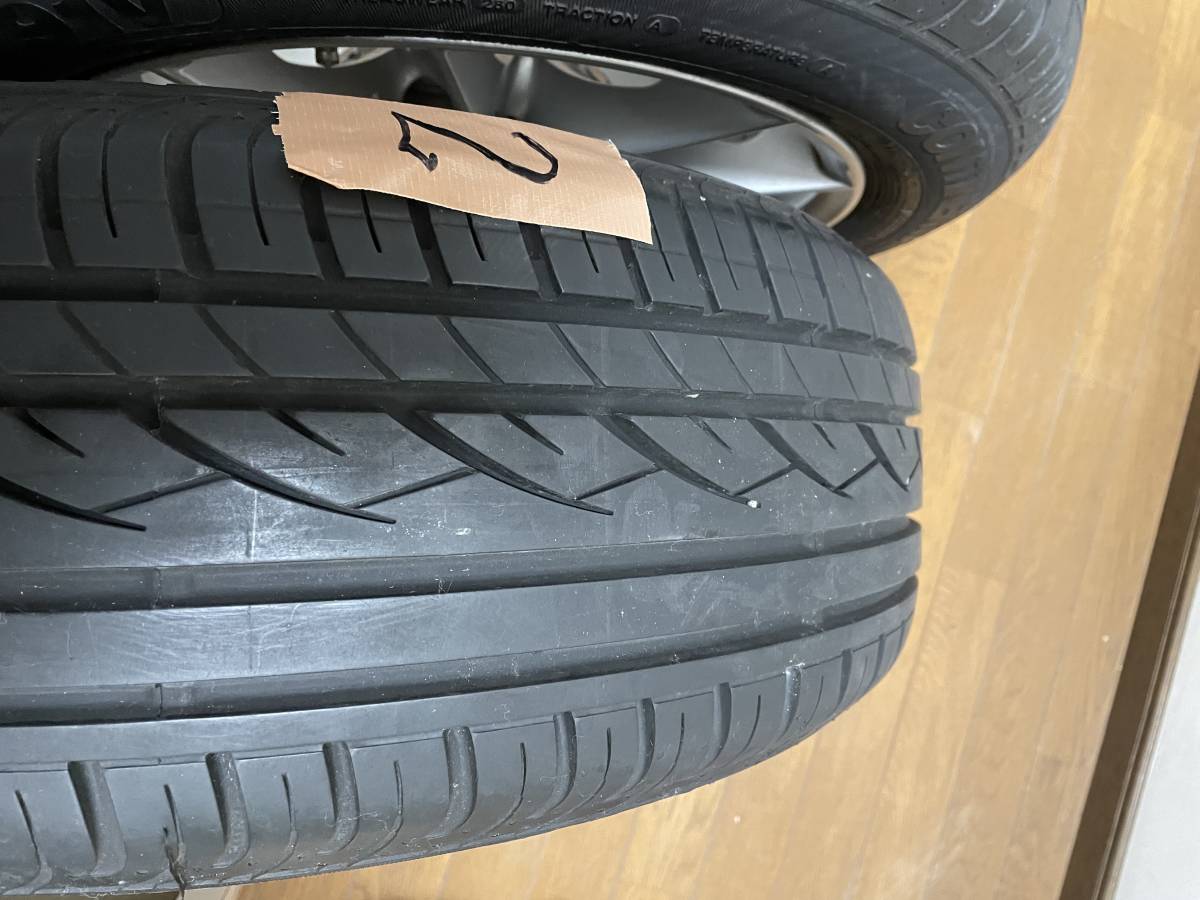 ＢＭＷ３シリーズＥ９０タイヤ付き純正ホイール２本のみ_8