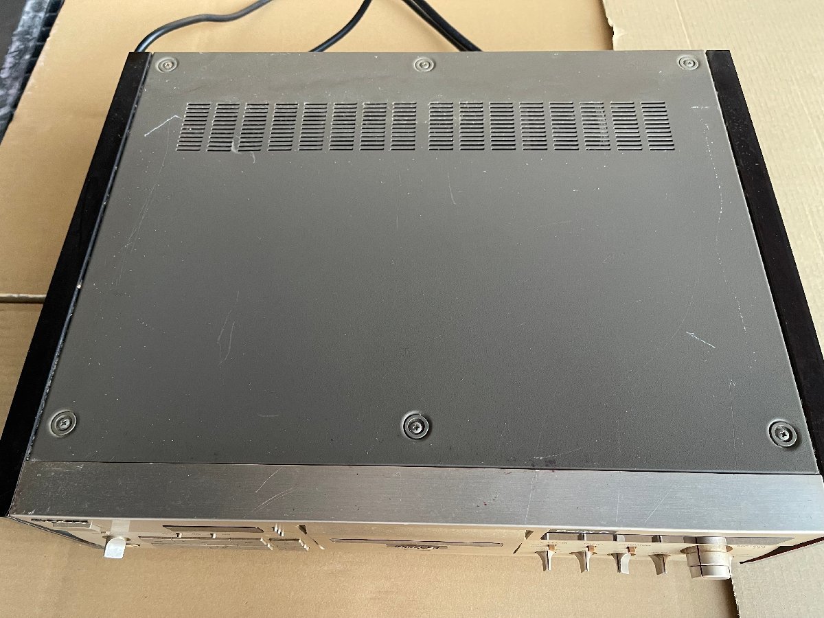 SONY カセットデッキTC-K555ES　通電確認済（ジャンク品） SONY カセットデッキTC-K555ES 通電確認済（ジャンク品） SONY