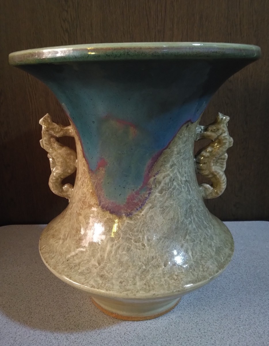 上野焼 香春 花瓶 花器 壺