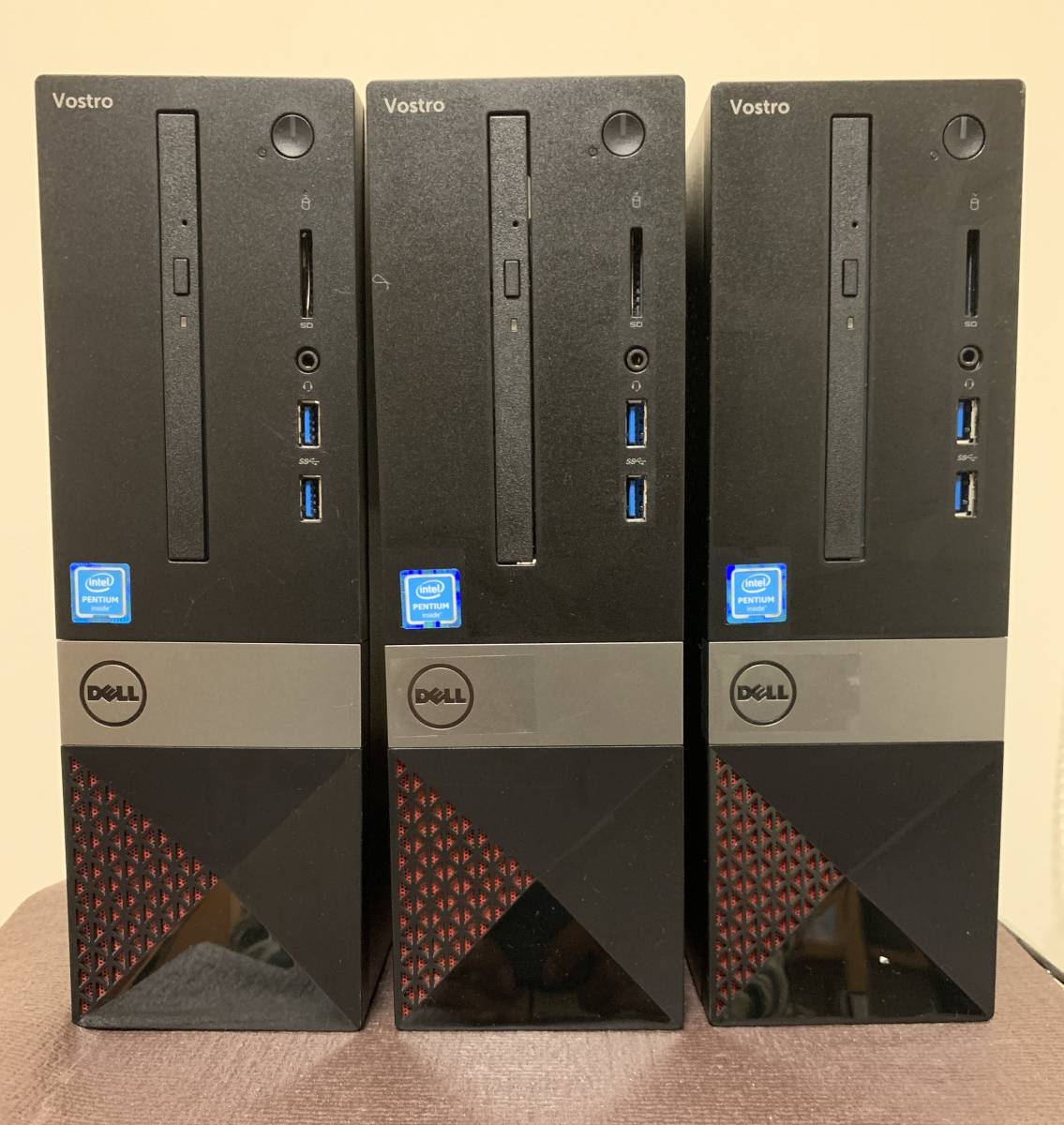 3台セット】DELL Vostro 3252 Pentium N3700/メモリ4G/HDD500GB/DVD