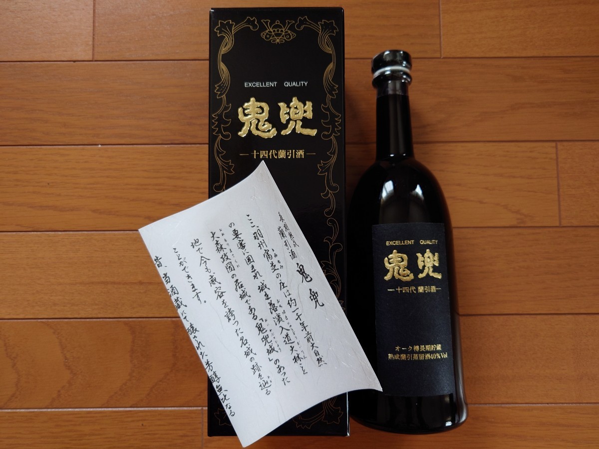 鬼兜 十四代蘭引酒　オーク樽長期貯蔵 720ml 熟成純米焼酎40% 61S5ASakRiL._AC_UF350,