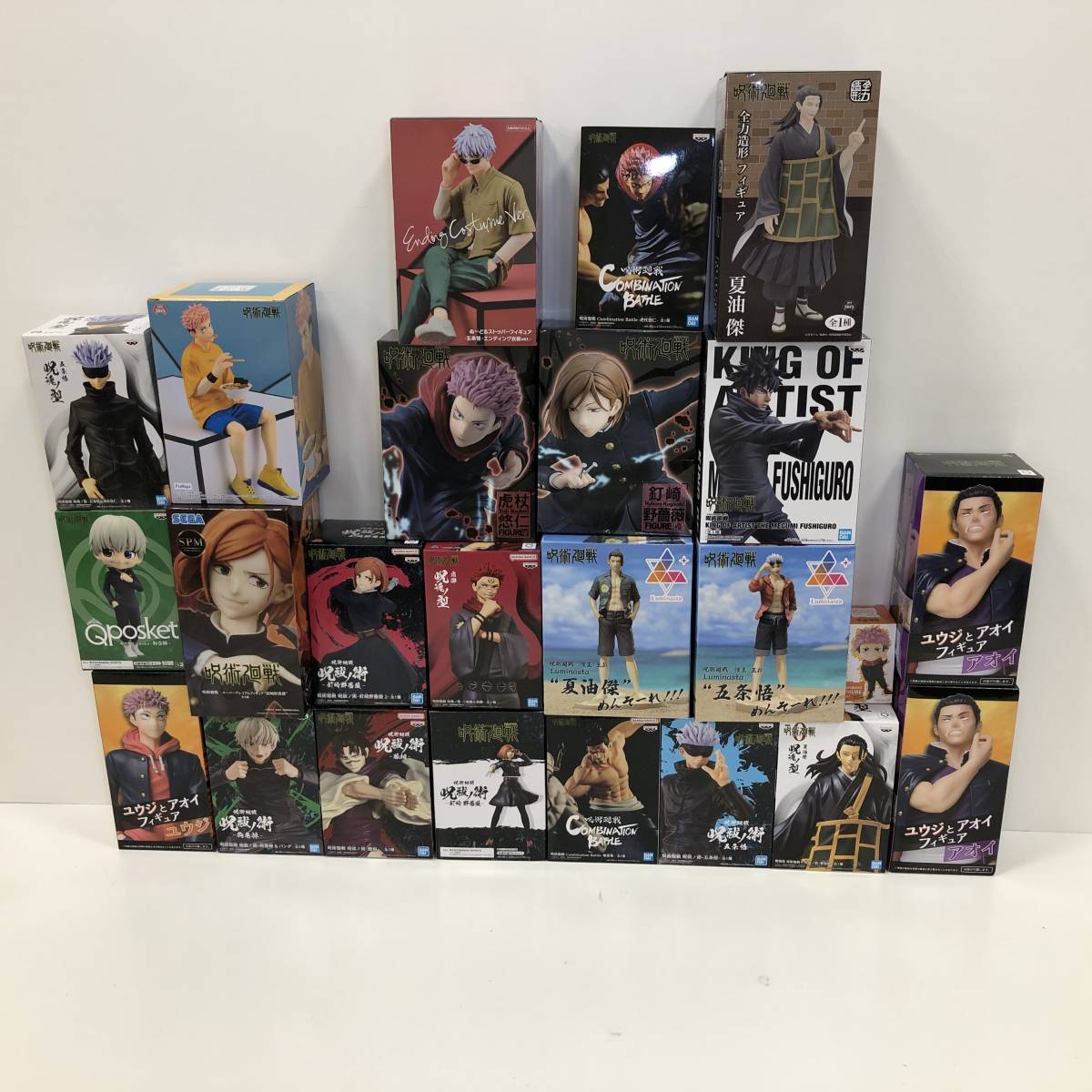 1円~】呪術廻戦 キャラ フィギュア プライズ 24個 セット まとめ 