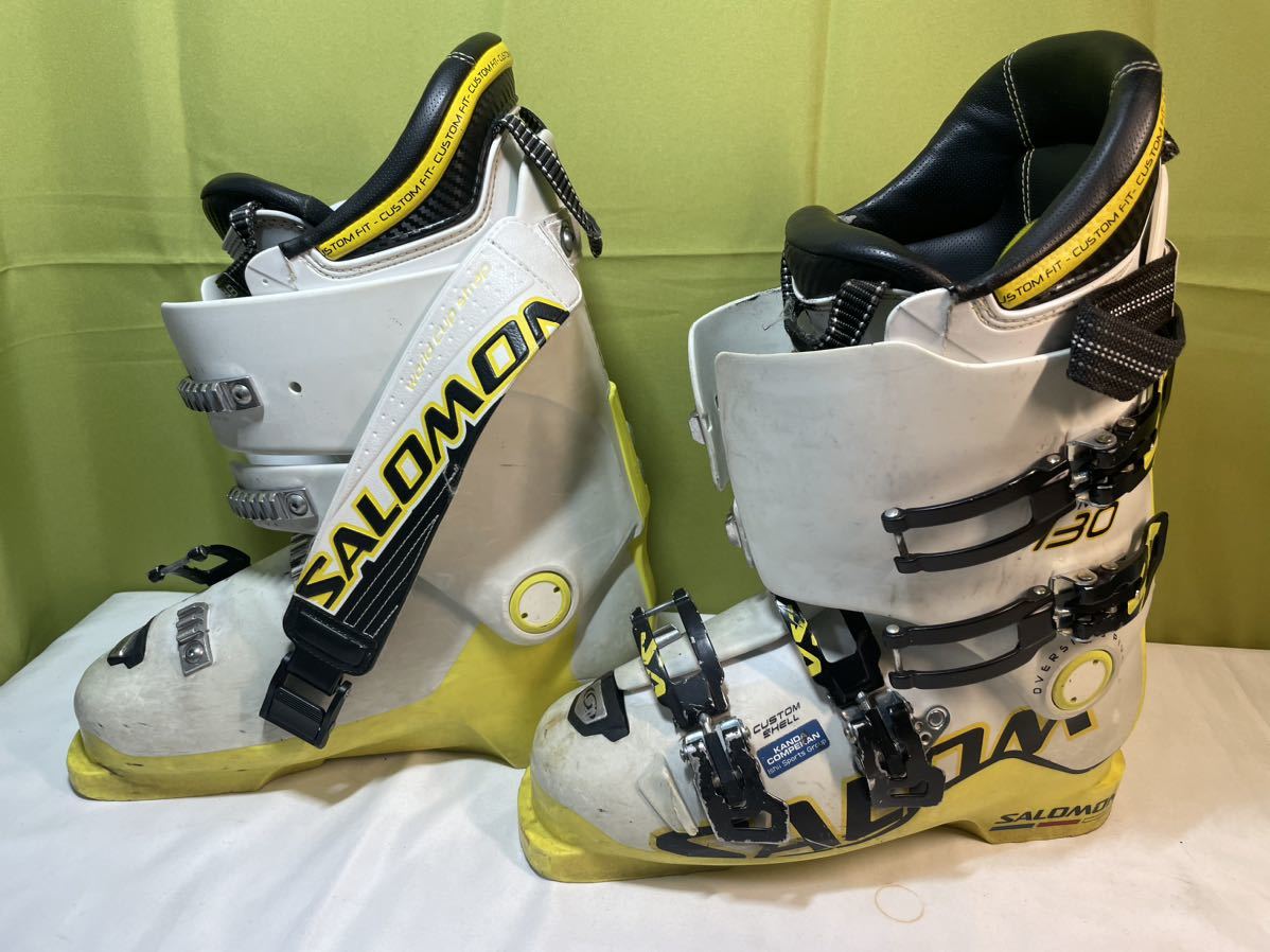 サロモン XMAX130 スキー靴 □FR888 サロモン Salomon X-MAX 130 スキーブーツ 傷あり 26.0-26.5cm