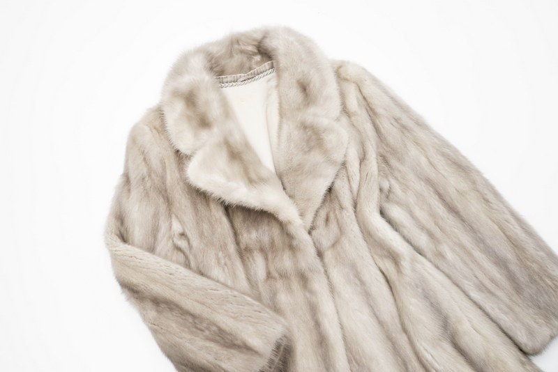 サファイアミンク最高級毛皮MINK11号リアルファーコート稀少 GO9081