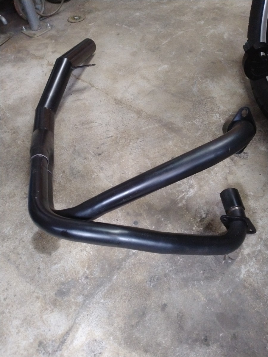 CB250T CB400T クロス管ハスギリマフラー