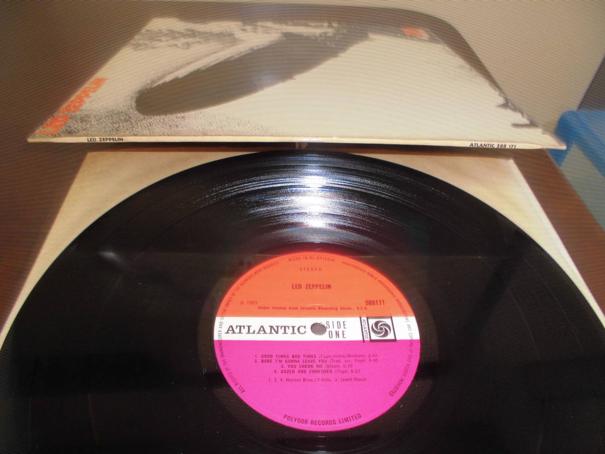 LED ZEPPELIN/Same・英盤初期プレス・RED/PLUMレーベル・マトA//1・B//