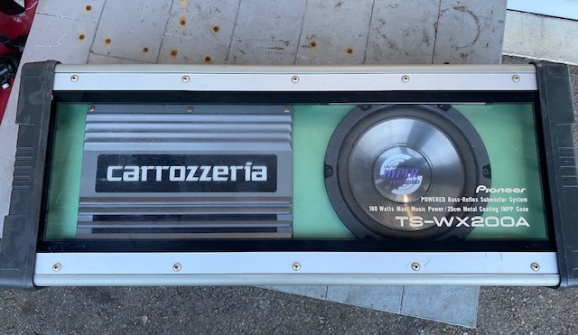 パイオニア サブウーファー カーステレオ PIONEER TS-WX200A サブ