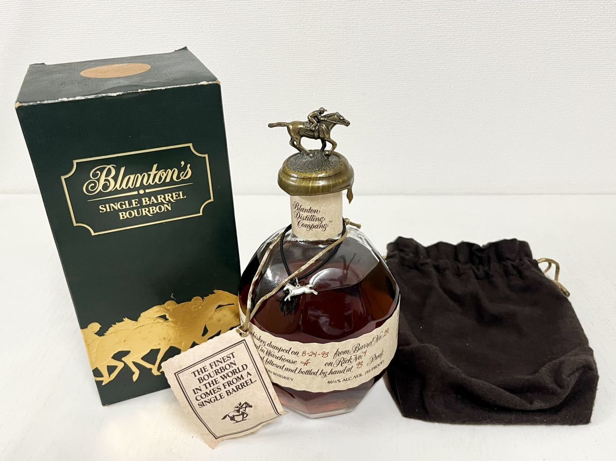 未開栓 Blanton ブラントン BOURBON バーボン SINGLE BARREL シングル 
