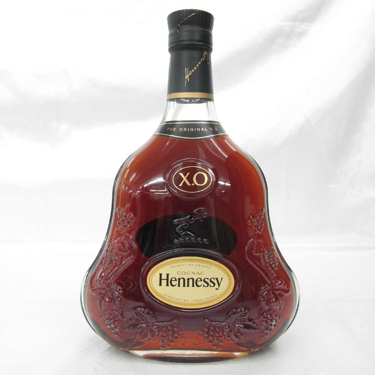 未開封 Hennessy クリアボトルXO 黒キャップ1L ギフトボックス入り 未開栓】Hennessy ヘネシー XO 黒キャップ クリアボトル ブランデー