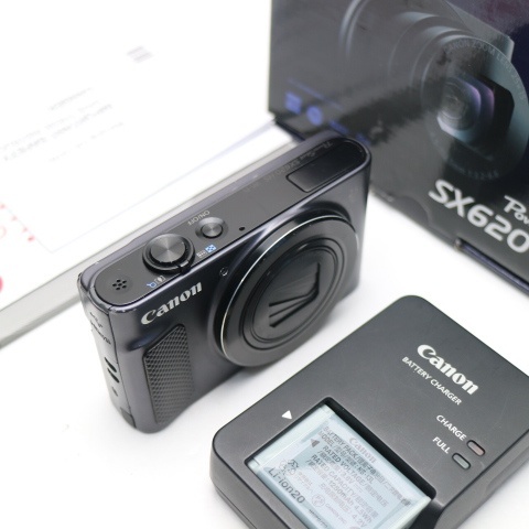 美品 PowerShot SX620 HS ブラック 即日発送 コンデジ Canon 本体 あすつく 土日祝発送OK