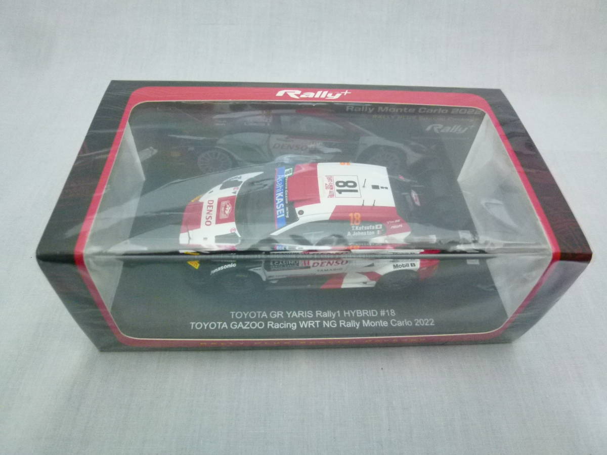 Rally+ by Spark スパーク 1/43 TOYOTA トヨタ GR YARIS ヤリス Rally 1 #18 T.Katsuta 勝田貴元 NG Rally Monte-Carlo 2022 RP101