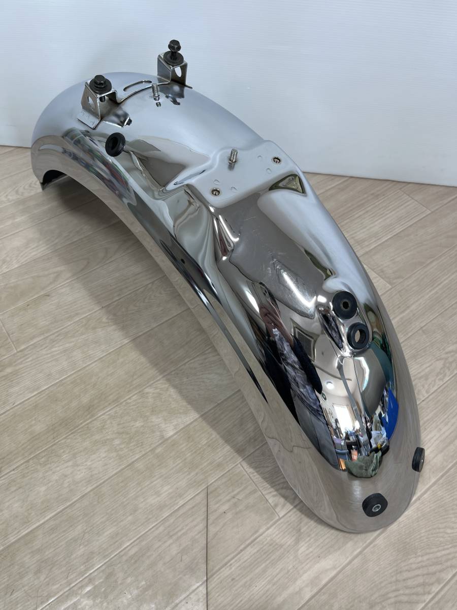 3113) カワサキ W800 / 純正 リアフェンダー メッキ KAWASAKI [検