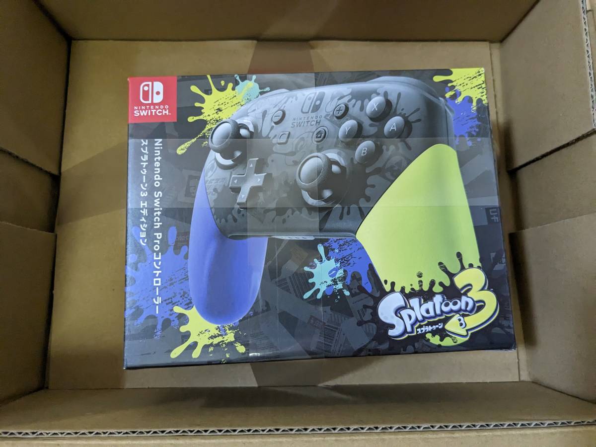 新品未開封☆任天堂｜Nintendo Switch Proコントローラー スプラ