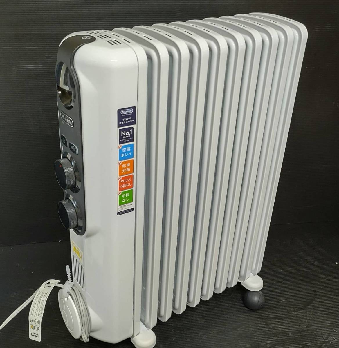 美品】デロンギオイルヒーター RHJ35M1015-BK かま