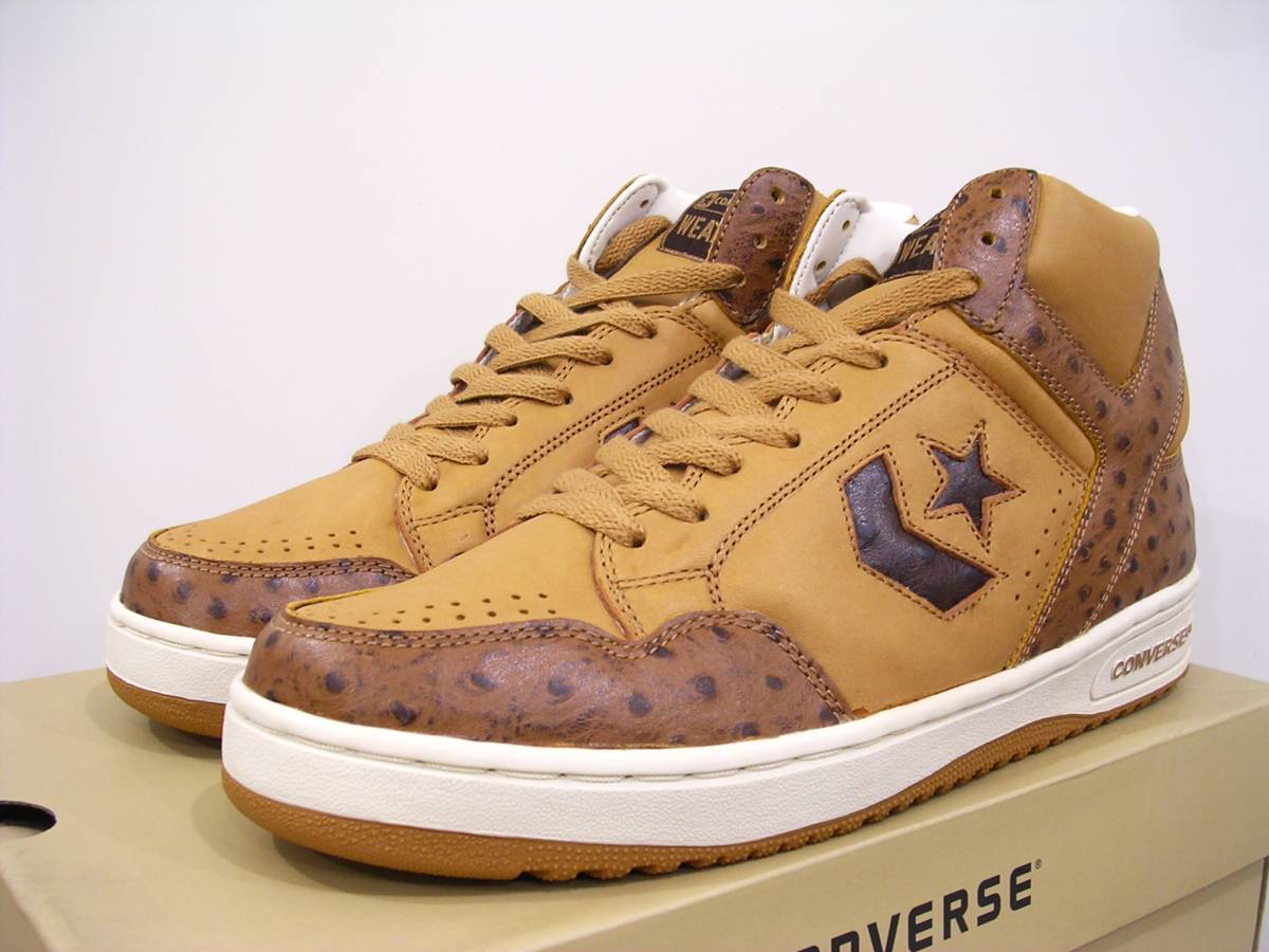 未使用 CONVERSE WEAPON HI TAN/OSTRICH US11 29cm デットストック 