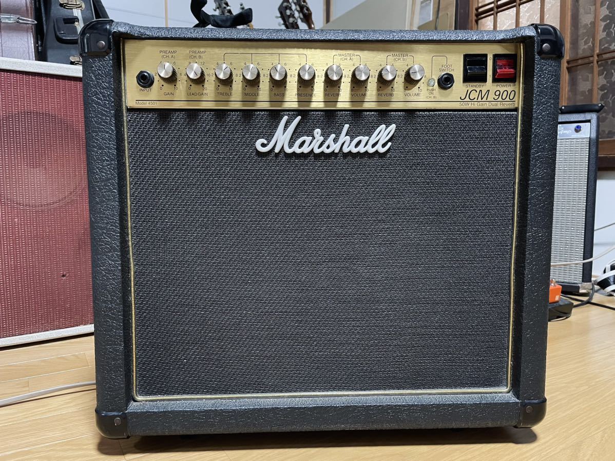マーシャル　900  当時物 軽音部機材におすすめ！】 Marshall JCM900 + 1960A アンプセット