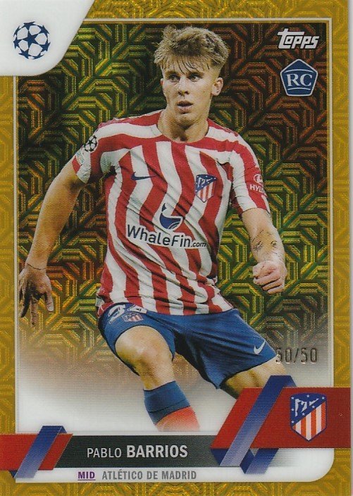 2022-23 Topps UEFA Club Competitions JAPAN EDITION Pablo Barrios 