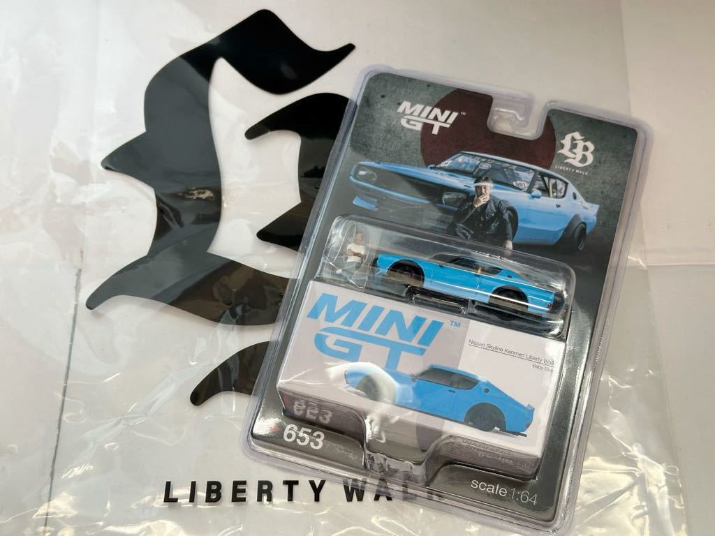 東京オートサロン2024限定 1/64 LBWK Nissan Skyline Kenmeri Wataru 