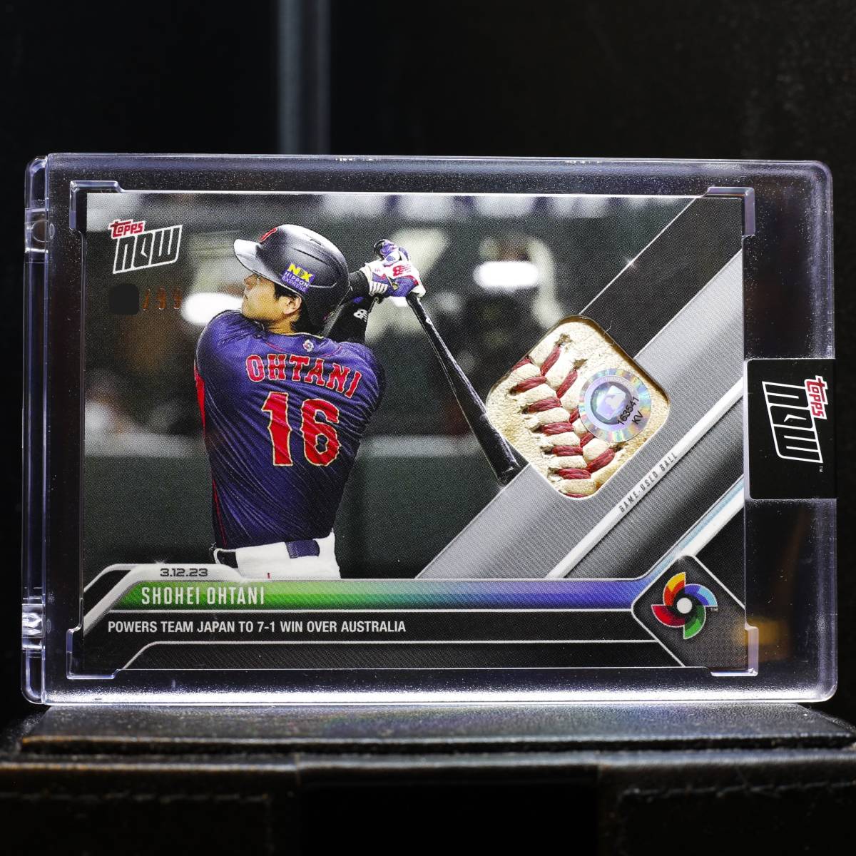 ☆未開封品☆ 99枚限定 ボール レリック 2023 Topps Now WBC-26A
