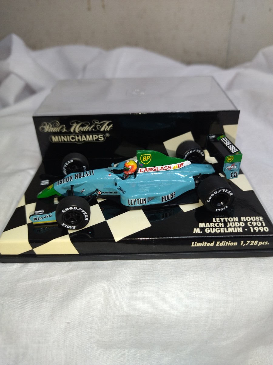 公*一様 ミニチャンプス 1/43 レイトンハウス マーチ ジャッド C901 ミニチャンプス 1/43 Leyton House March Judd C901 M.Gugelmin 1990
