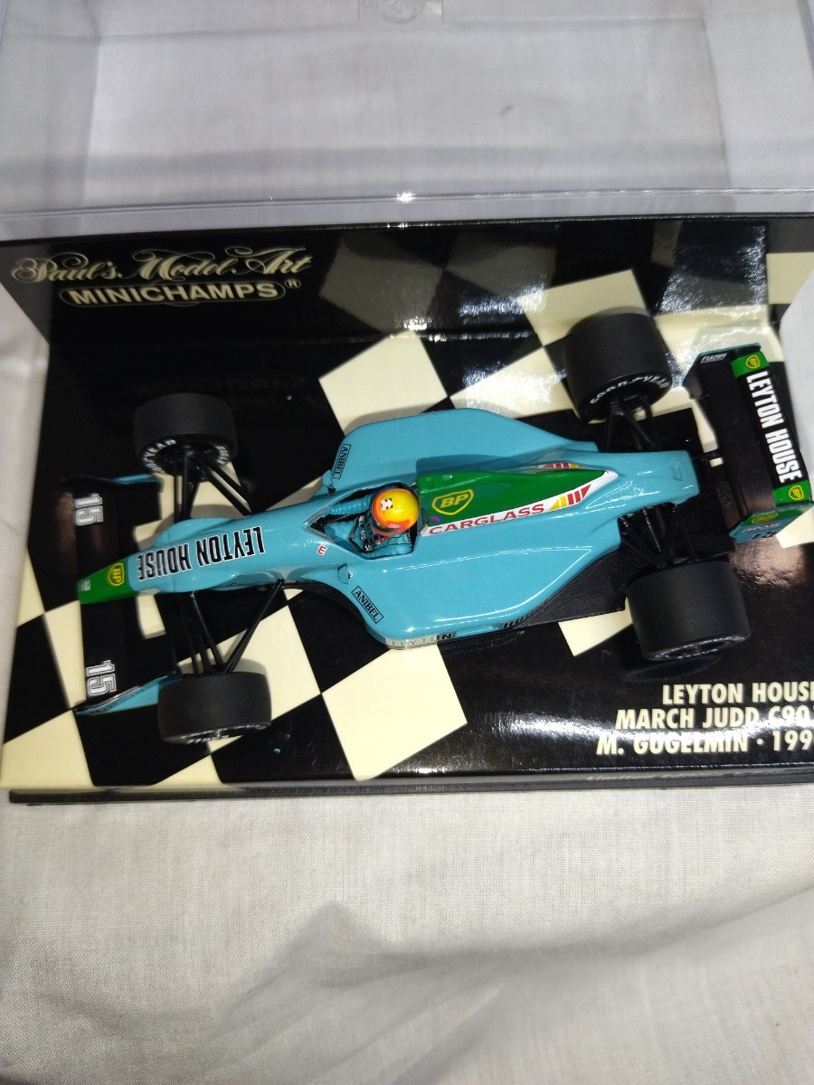 ミニチャンプス 1/43 Leyton House March Judd C901 M.Gugelmin 1990