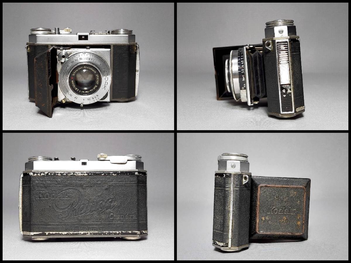 D⚫︎骨董カメラ(レチナ)ジャンク T03 ジャンク カメラ Kodak Retina Ia コダック レチナ ドイツ製 蛇腹