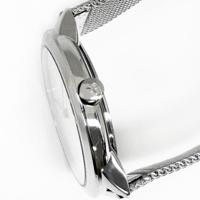 63816-5TS 展示品 Calvin Klein カルバンクライン クォーツ 腕時計 K3M2212Z ミニマル レディース メッシュ ...