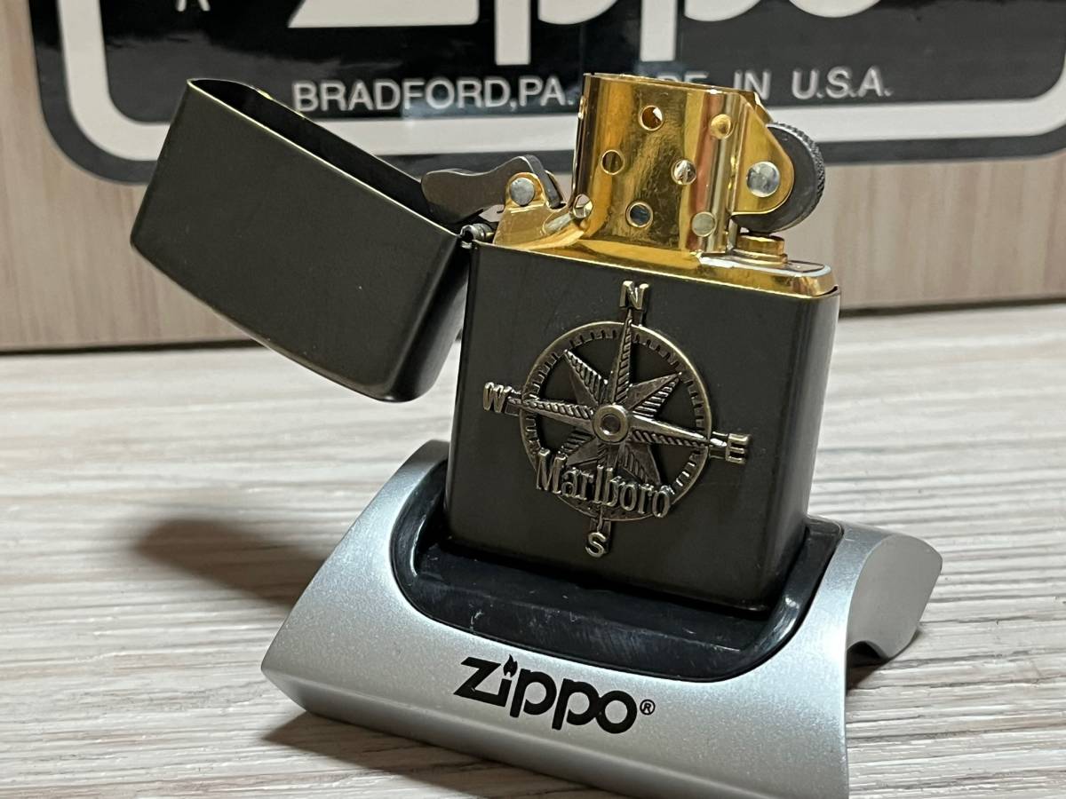 希少】新品未使用 1997年製 Zippo 非売品 / 限定 'Marlboro Compass