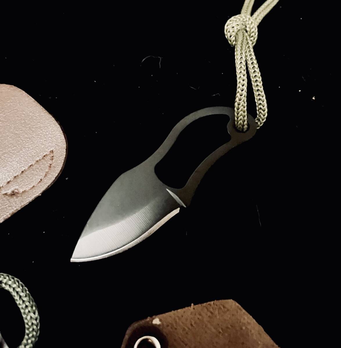 ［1-1-5］2本まとめ売り　ミニナイフ　フィッシングナイフ　シースナイフ　サブナイフ　キャンプ　アウトドア_4