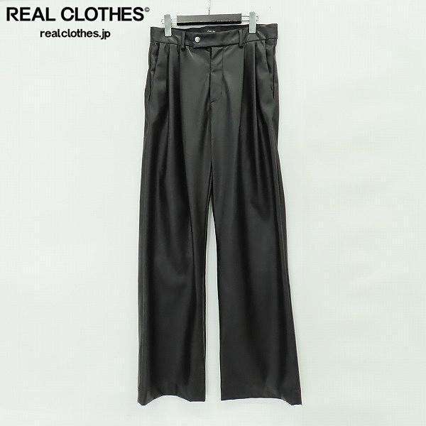 AMIRI/アミリ 23AW Faux leather wide leg pants/フェイクレザーワイド 