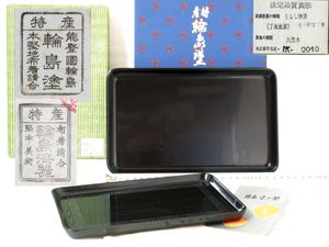 伝統工芸 輪島塗 座卓 梨地 蒔絵 扇 四君子図 展示美品 （輪島塗扇面 