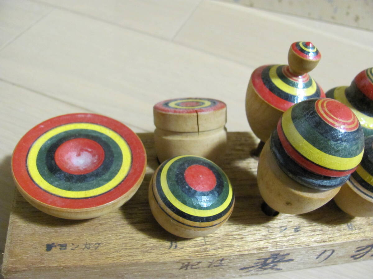 昭和レトロ 独楽 肥後こま 変り独楽 コマ(木工、竹工芸)|売買されたオークション情報、yahooの商品情報をアーカイブ公開 - オークファン ...