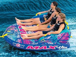 【即納】WOW MAX トーイングチューブ 3人乗り バナナボート マリンスポーツ ウォータート