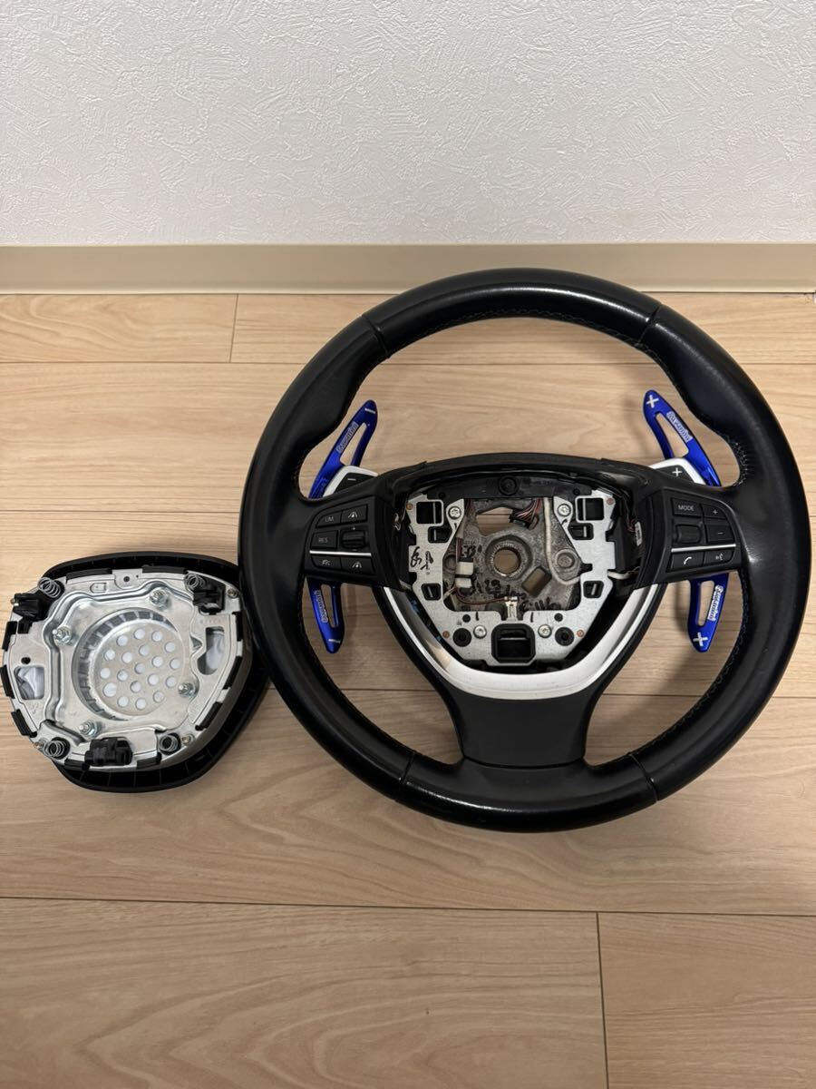 BMW F10 パドルシフト付き Mスポーツ ステアリング F01 F02 F06 F07 