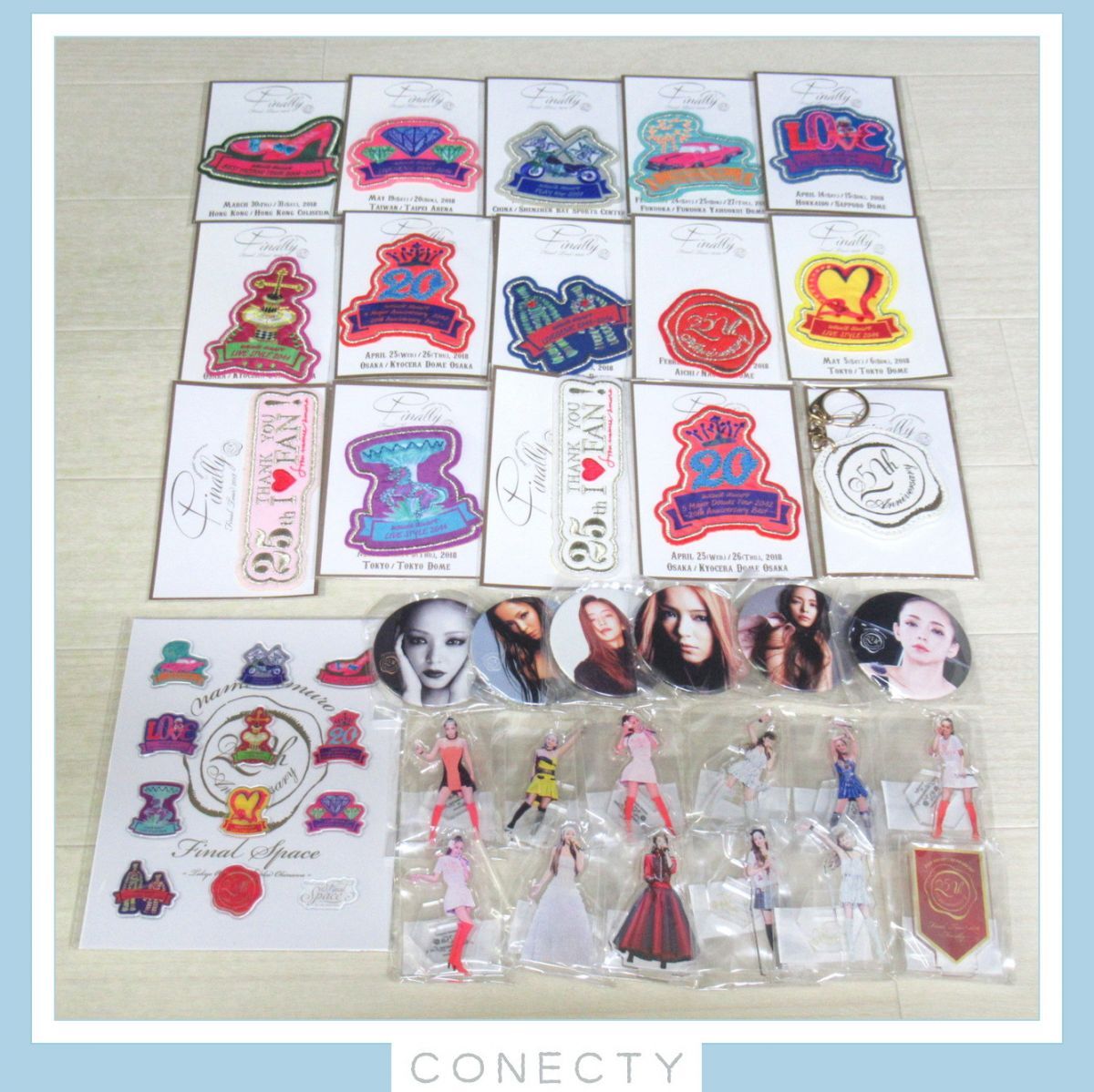 美品☆安室奈美恵 アクリルスタンド/缶マグネット/ワッペン 等 まとめ