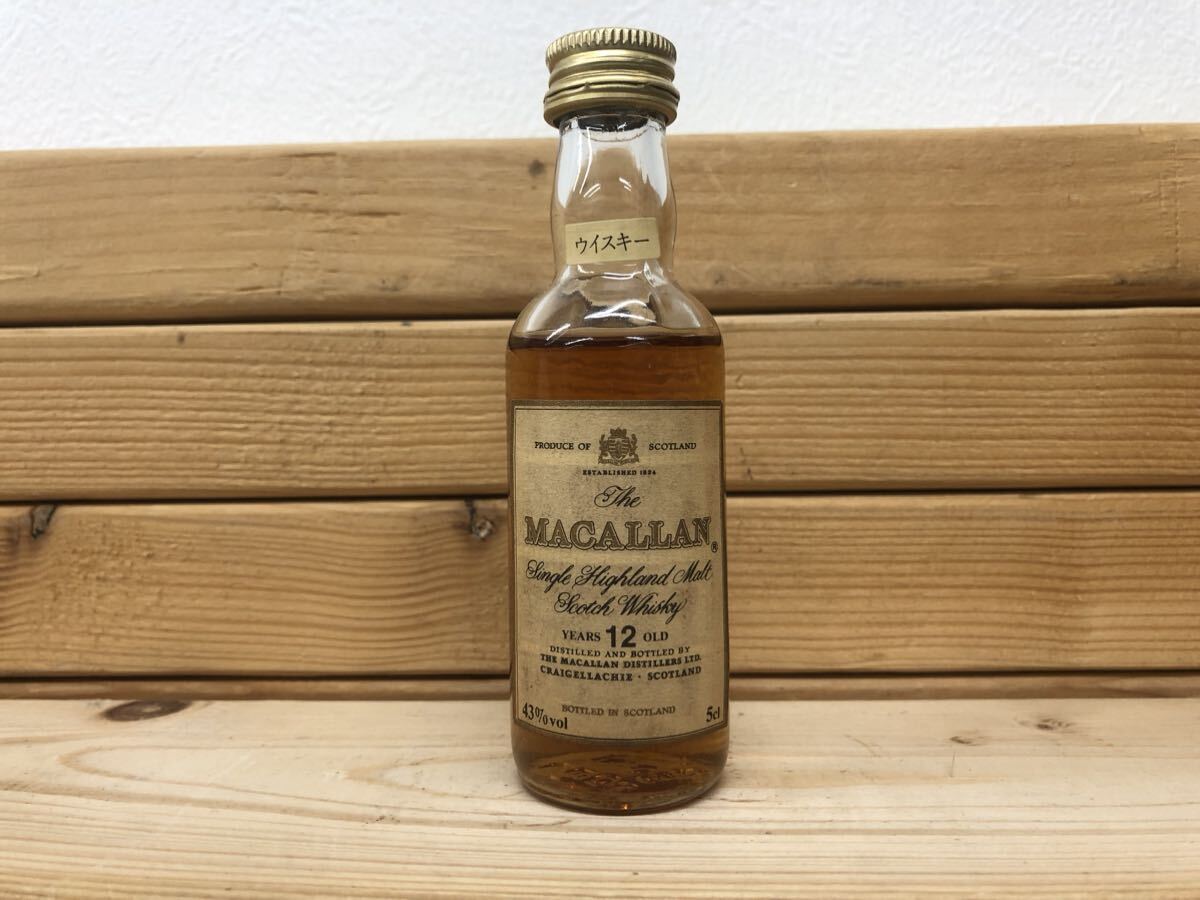 MACALLAN ザ マッカラン 12年ミニボトル 旧ボトル シングル ハイランド