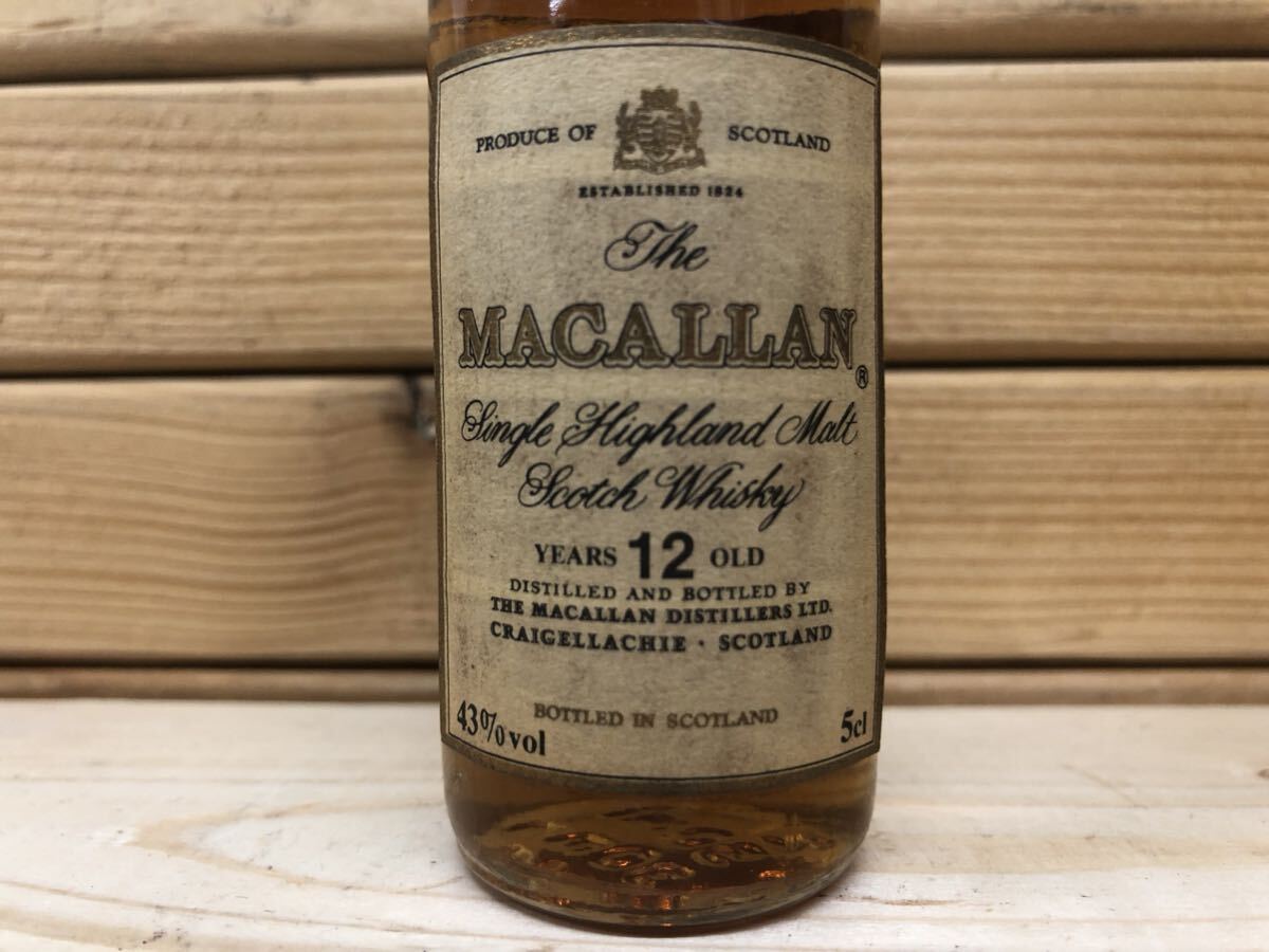 MACALLAN ザ マッカラン 12年ミニボトル 旧ボトル シングル ハイランド