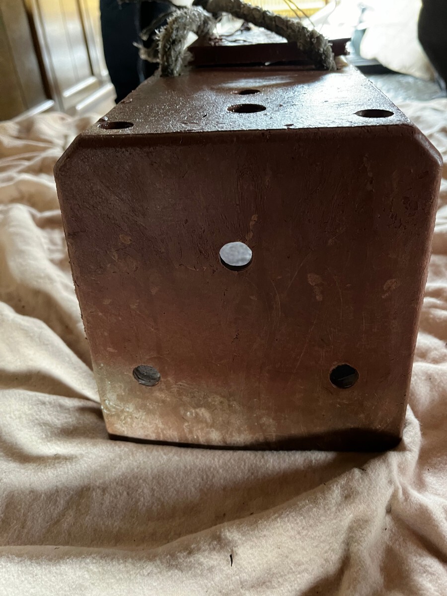 【③】水箱 水中箱 蛸壺 小物釣り 骨董品 レトロ アンティーク_3