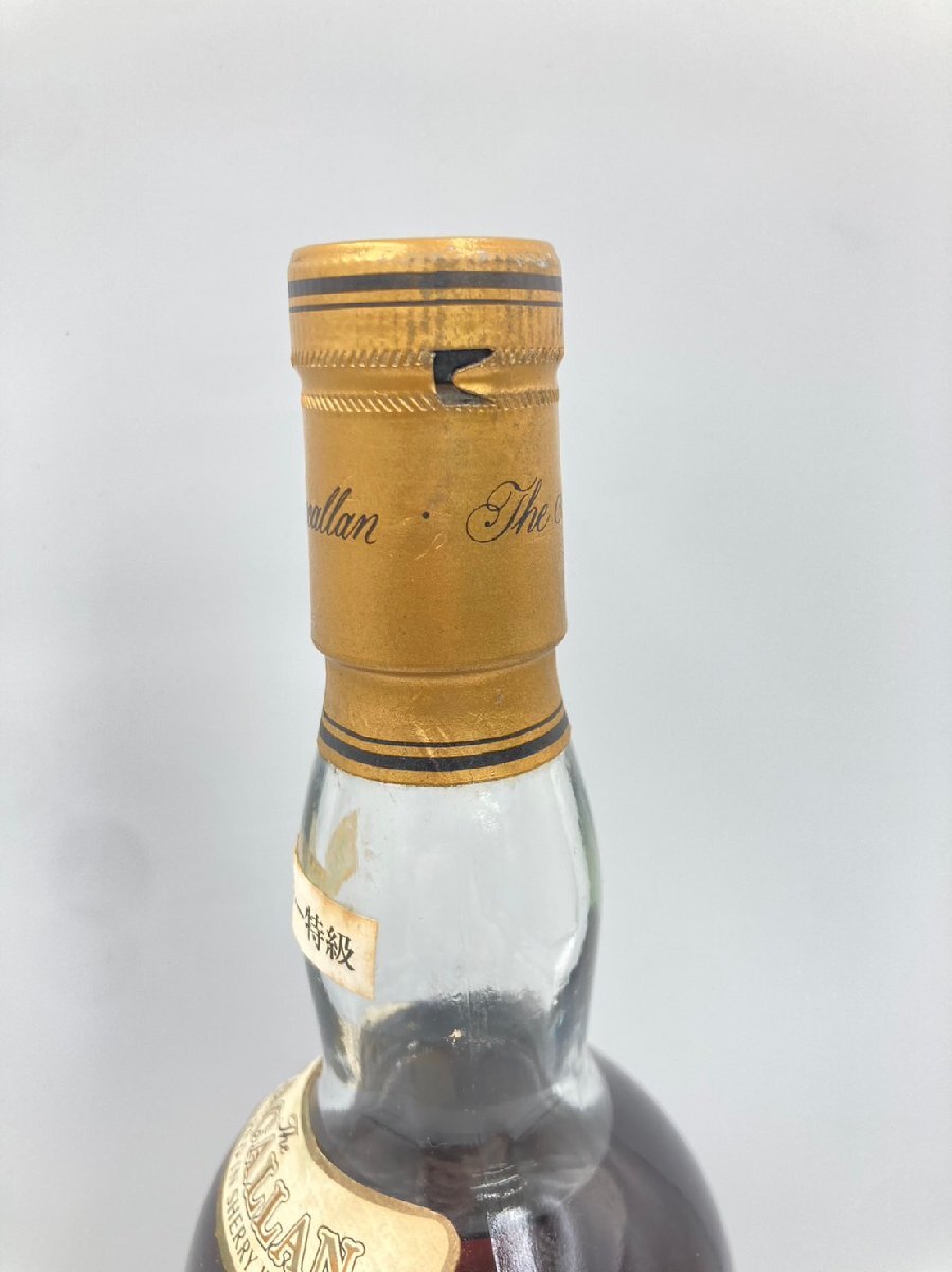 ST【同梱不可】MACALAN マッカラン 10年 ウイスキー特級 ※木箱裏ペン