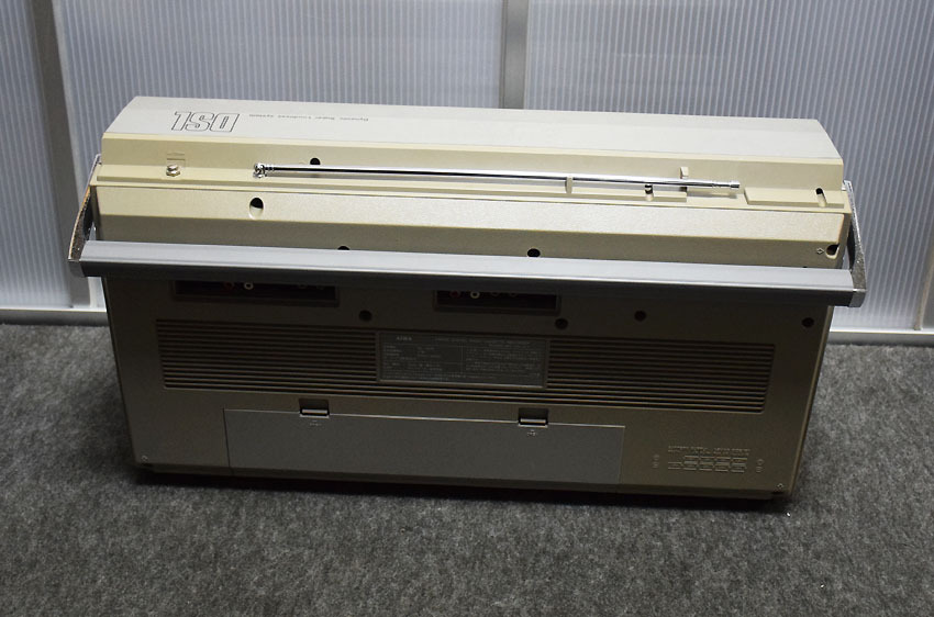 □AIWA レトロ 大型ラジカセ CS-J77 アイワ 動作 メンテ済み(ラジカセ