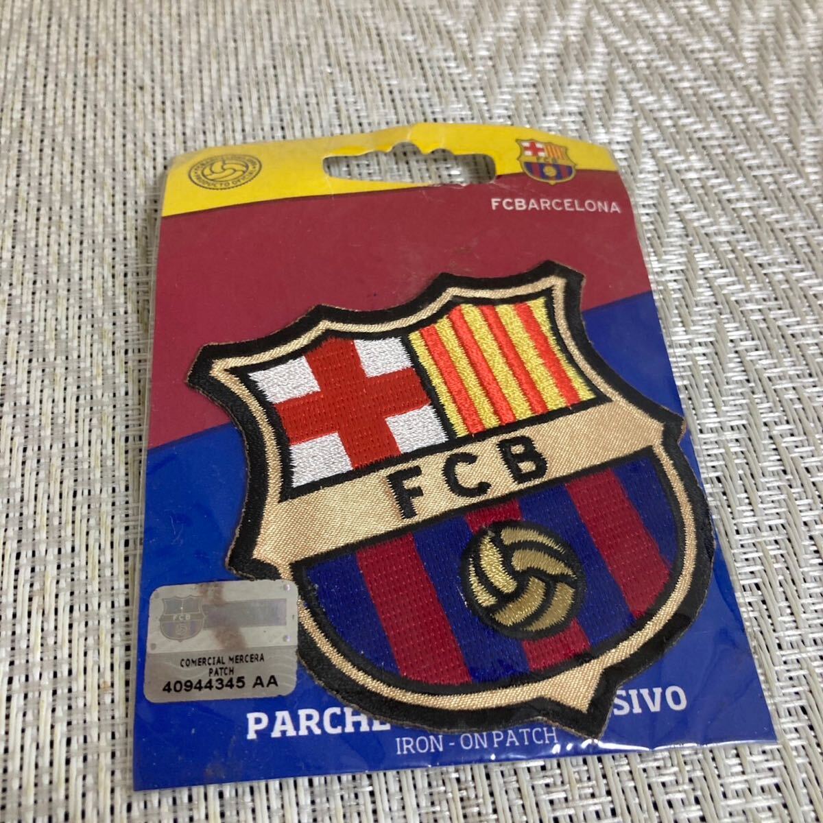 ワッペン/FC BARCELONA/バルセロナ/未開封未使用品/サッカー/刺繍アイロン/FCB_2