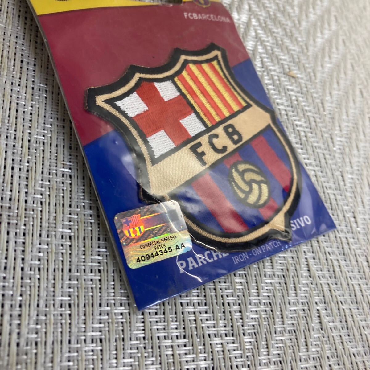ワッペン/FC BARCELONA/バルセロナ/未開封未使用品/サッカー/刺繍アイロン/FCB_4
