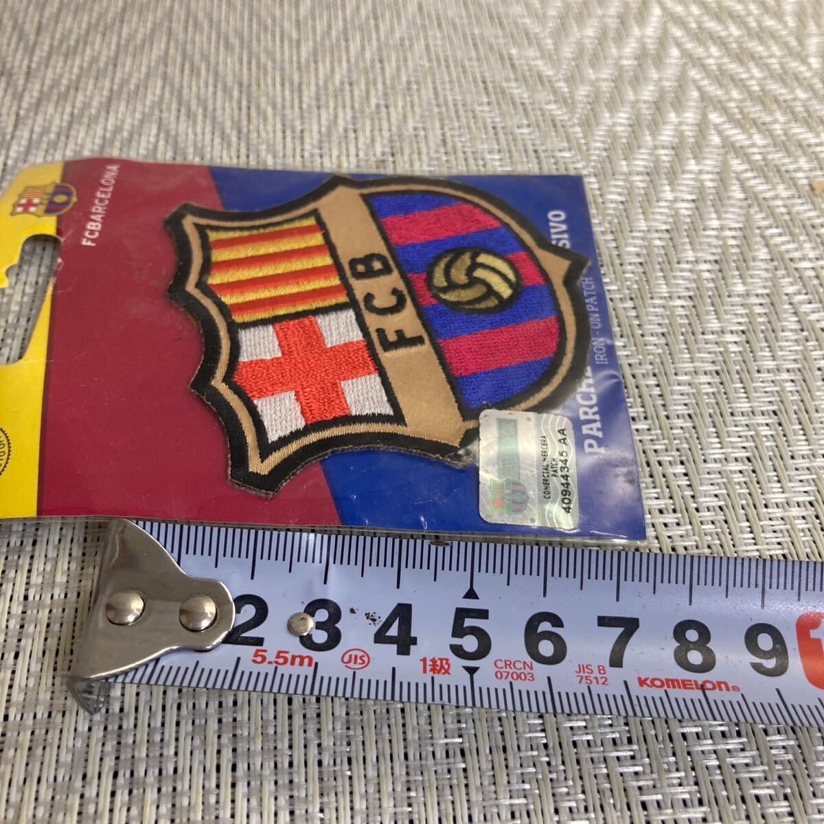 ワッペン/FC BARCELONA/バルセロナ/未開封未使用品/サッカー/刺繍アイロン/FCB_5