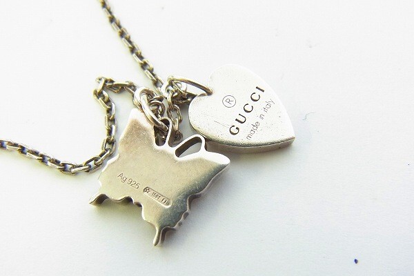 I028-J30-47◎ GUCCI グッチ SILVER 925 ネックレス アクセサリー 現状品③◎_2