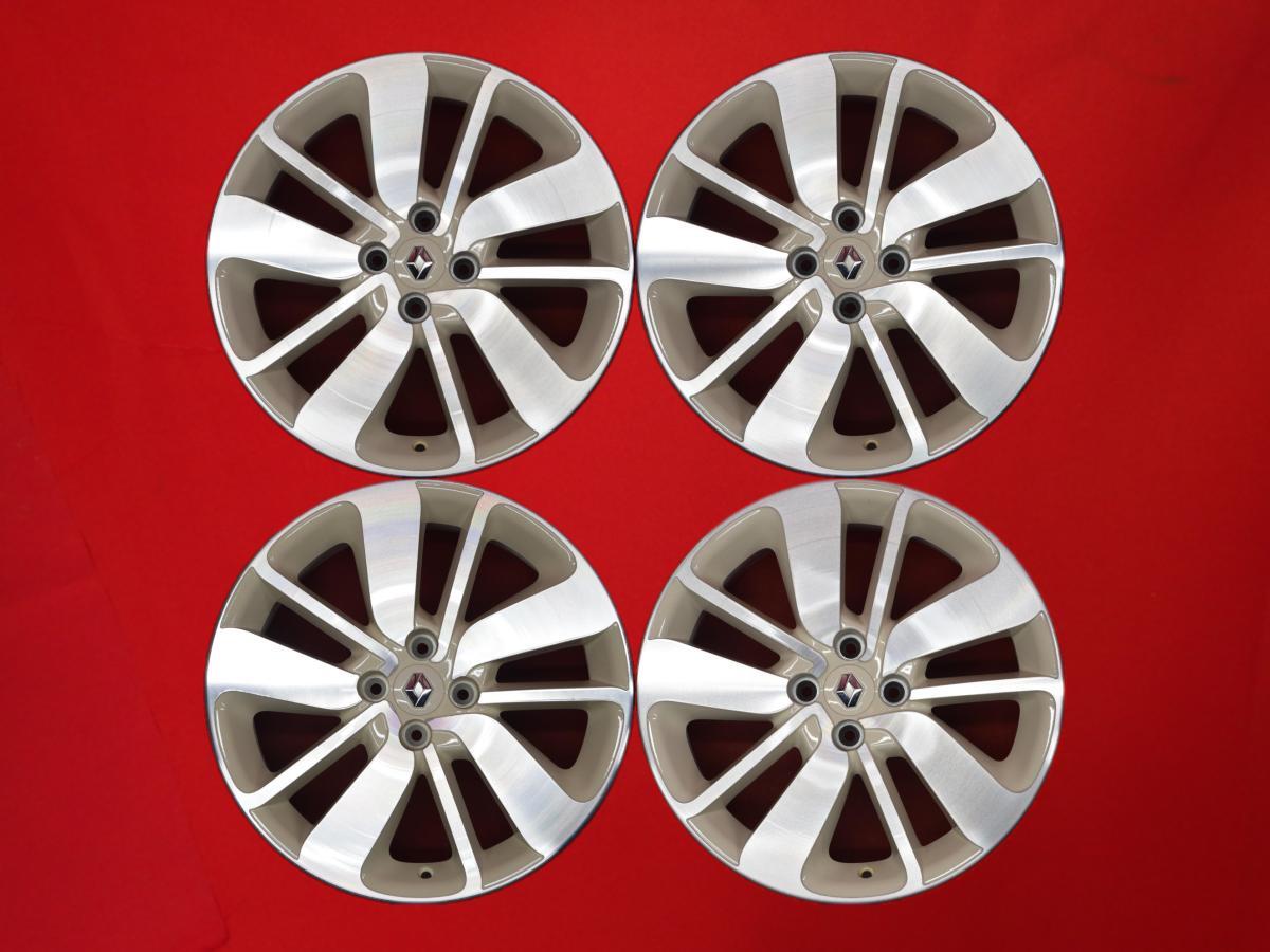 RENAULT ルノー ルーテシア インテンス 純正 中古ホイール 4本 7J 17