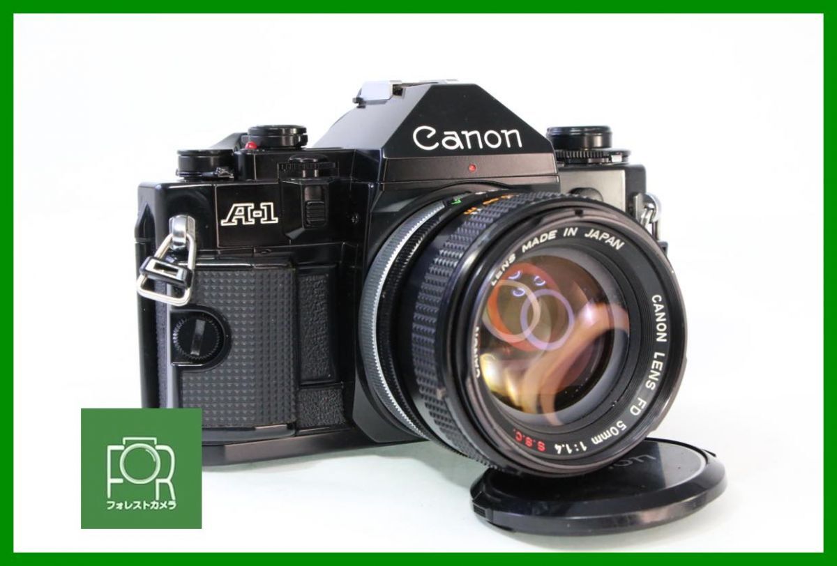 同梱歓迎】実用□Canon A-1 / FD 50mm F1.4 S.S.C.□シャッター全速