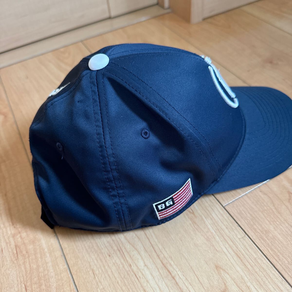 ブリーフィング Bロゴ キャップ ネイビー BRIEFING B-Logo ゴルフ 帽子 ベースボールキャップ アウトドア_3