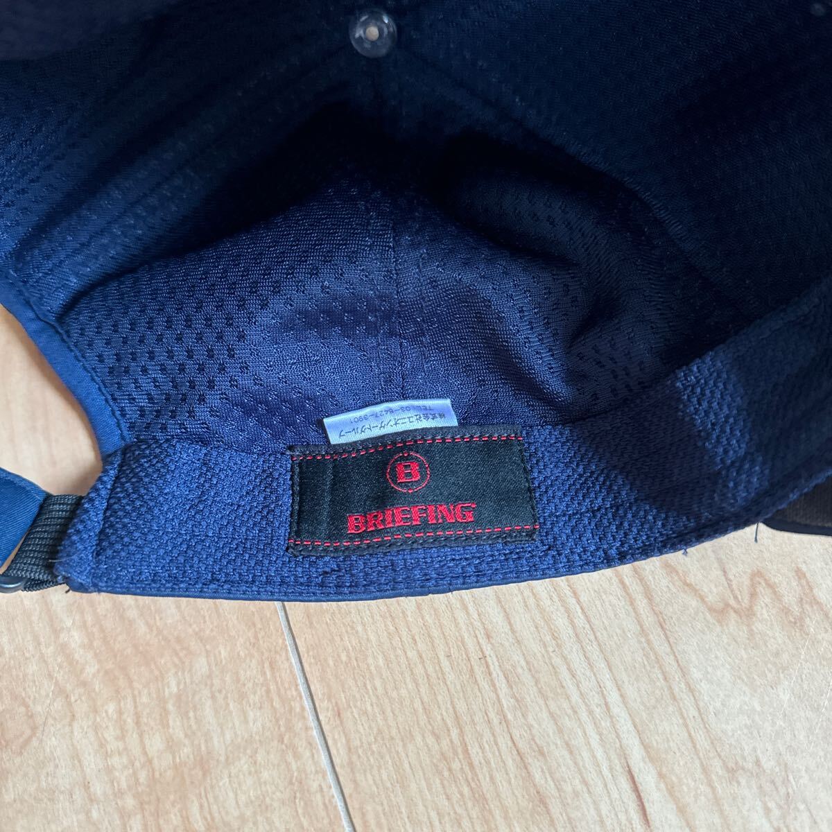 ブリーフィング Bロゴ キャップ ネイビー BRIEFING B-Logo ゴルフ 帽子 ベースボールキャップ アウトドア_6