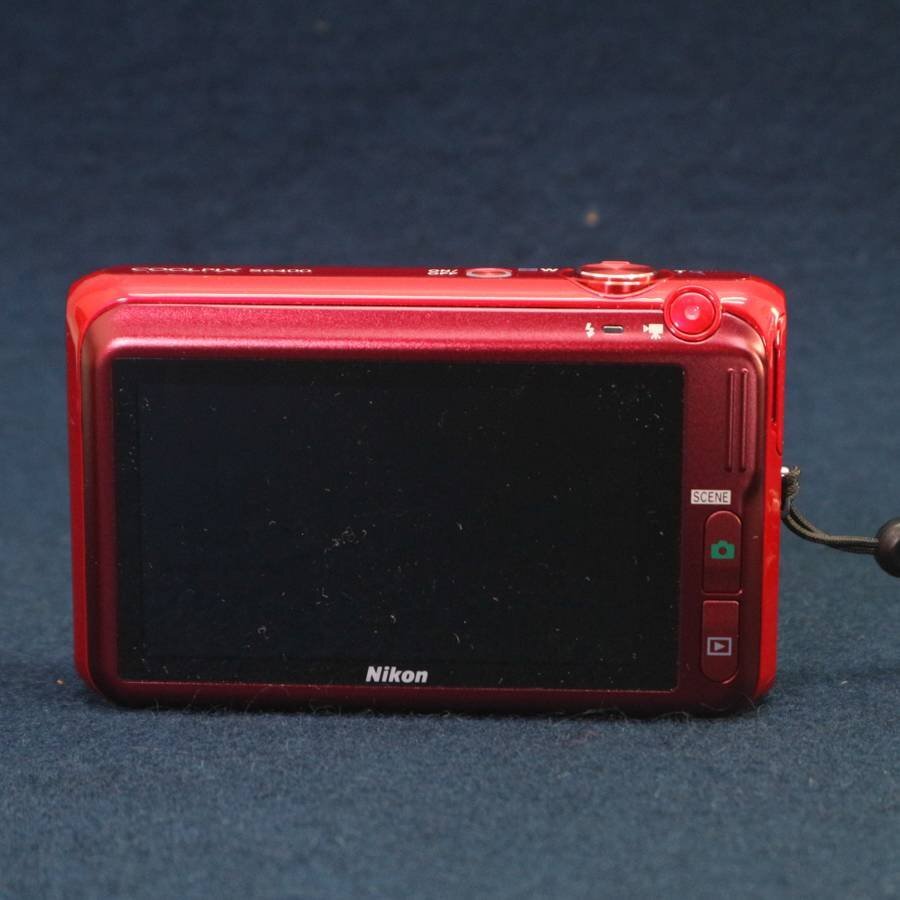 Nikon COOLPIX S6400 コンパクトデジタルカメラ 本体 レッド【充電器欠品】1602万画素 光学12倍ズーム ニコン クールピクス◆837f09_3