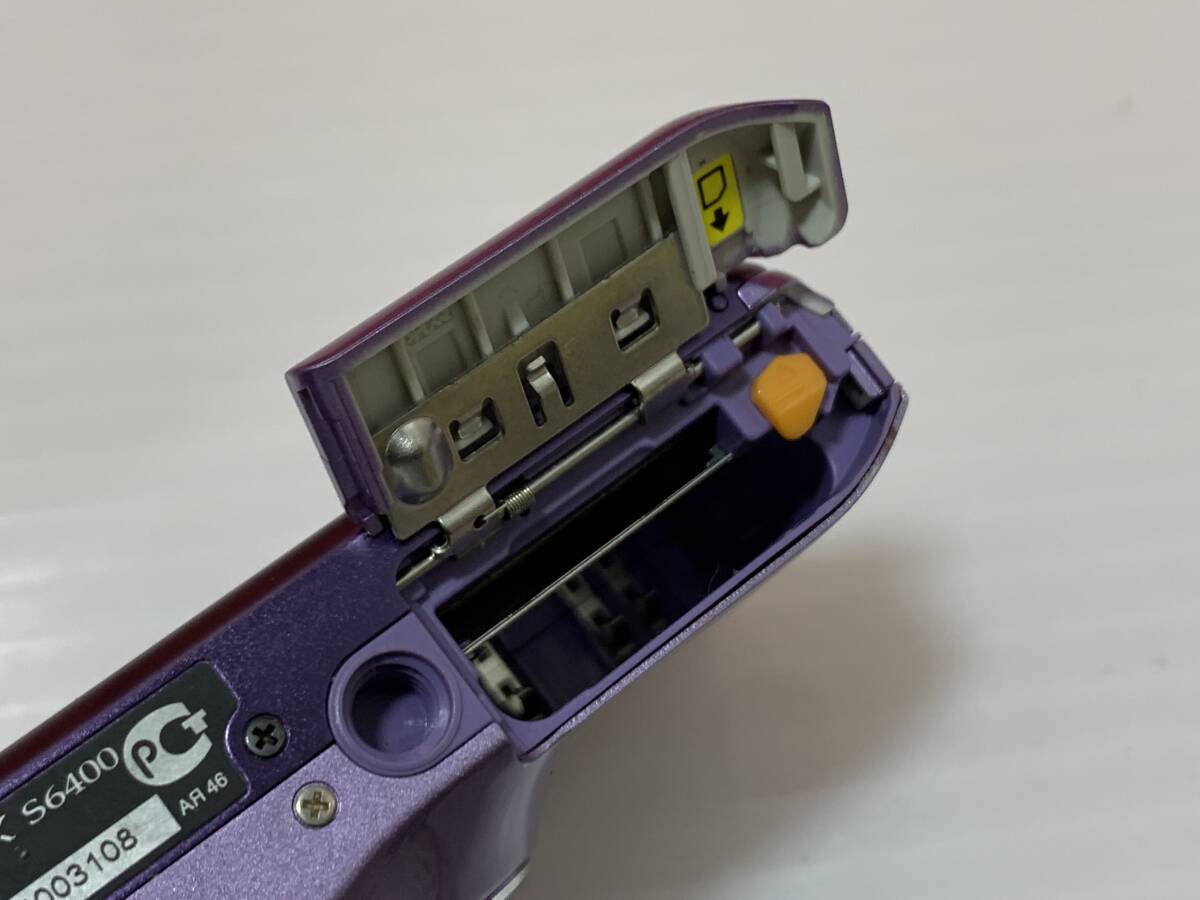 260294◆Nikon　COOLPIX　S6400　コンパクトデジタルカメラ　パープル　バッテリー欠品　写真追加あり◆C1_9